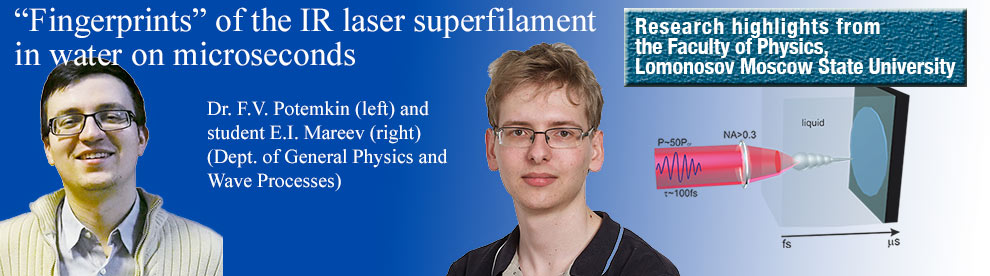 Physicists from Lomonosov Moscow State University studied the dynamics of multiple cavitation bubbles excited by a fs laser superfilament and developed a new approach for their control by laser pulse energy and external focusing.