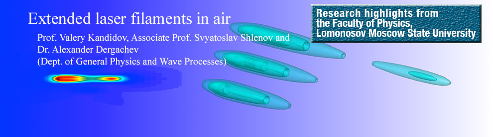 MSU Physicists in collaboration with their colleagues from Lebedev Physical Institute of the RAS suggested a simple way os extending the length of the fs laser plasma filaments.